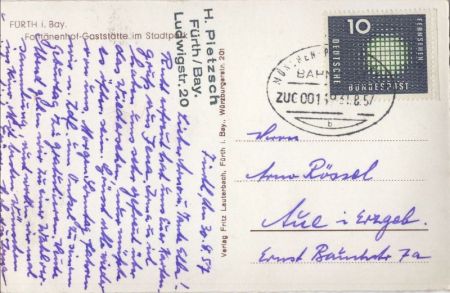 Fürth, Bayern - Fontänenhof-Gaststätte