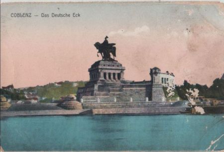 Coblenz - Koblenz - das Deutsche Eck - ca. 1925 Coblenz - Koblenz - das Deutsche Eck - ca. 1925