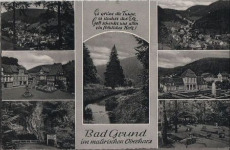 Bad Grund - 7 Teilbilder - ca. 1955 Bad Grund - 7 Teilbilder - ca. 1955