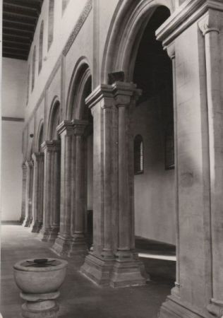Bürgel-Thalbürgel - Klosterkirche, Nördliche Langhausarkaden - 1987 Bürgel-Thalbürgel - Klosterkirche, Nördliche Langhausarkaden - 1987
