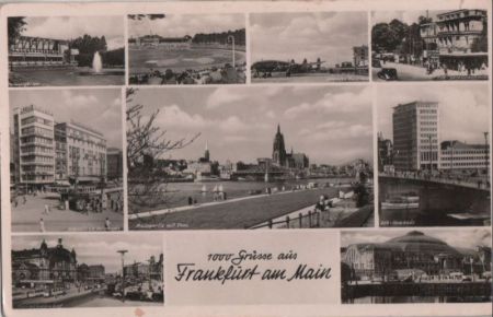 Frankfurt Main - u.a. AEG-Hochhaus - 1954 Frankfurt Main - u.a. AEG-Hochhaus - 1954