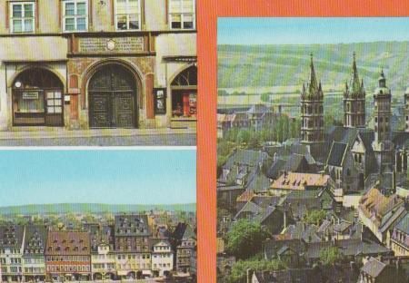 Naumburg - Historisches Portal, Markt 10, Wilhelm-Pieck-Platz, Blick zum Dom - 1984 Naumburg - Historisches Portal, Markt 10, Wilhelm-Pieck-Platz, Blick zum Dom - 1984