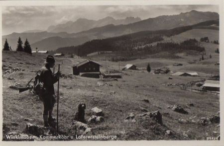 Winklmoos (OT von Reit im Winkl) - mit Loferersteinberge - ca. 1955 Winklmoos (OT von Reit im Winkl) - mit Loferersteinberge - ca. 1955