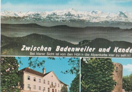Zwischen Badenweiler und Kandern - 1976 Zwischen Badenweiler und Kandern - 1976