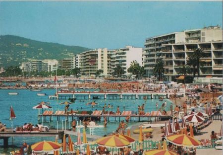 Frankreich - Antibes, Juan-les-Pins - Les Plages - 1978 Frankreich - Antibes, Juan-les-Pins - Les Plages - 1978