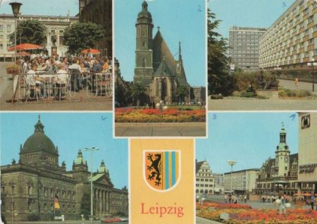 Leipzig - u.a. Markt - 1988 Leipzig - u.a. Markt - 1988