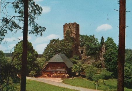 Königsfeld - Ruine Waldau - 1977 Königsfeld - Ruine Waldau - 1977
