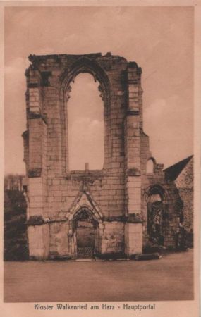 Walkenried - Kloster, Hauptportal - ca. 1935 Walkenried - Kloster, Hauptportal - ca. 1935