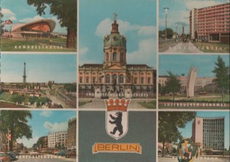 Berlin, Westteil - u.a. Funkturm - 1961 Berlin, Westteil - u.a. Funkturm - 1961