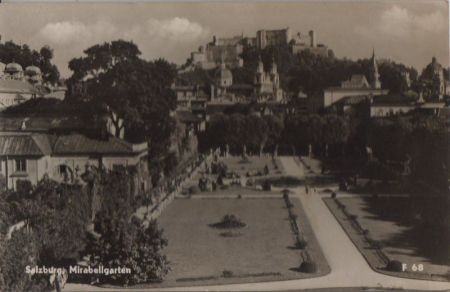 Österreich - Salzburg - Mirabellengarten - 1956 Österreich - Salzburg - Mirabellengarten - 1956