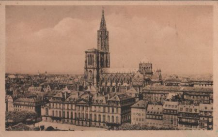Straßburg - Schloß an der Ill und Münster - ca. 1935 Straßburg - Schloß an der Ill und Münster - ca. 1935