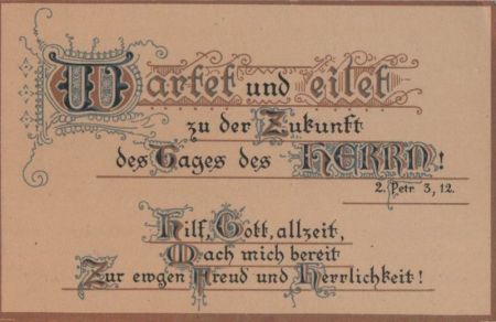 Wartet und heilet - Hilf Gott Wartet und heilet - Hilf Gott
