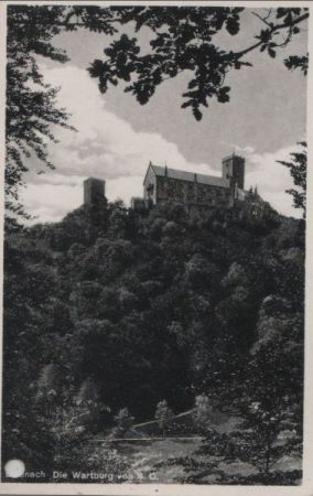 Eisenach - Wartburg von Südost - ca. 1935 Eisenach - Wartburg von Südost - ca. 1935