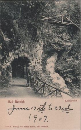 Bad Bertrich - Käsegrotte - 1907 Bad Bertrich - Käsegrotte - 1907