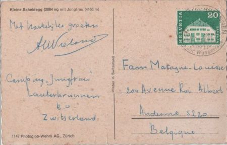 Kleine Scheidegg - Schweiz - mit Jungfrau Kleine Scheidegg - Schweiz - mit Jungfrau