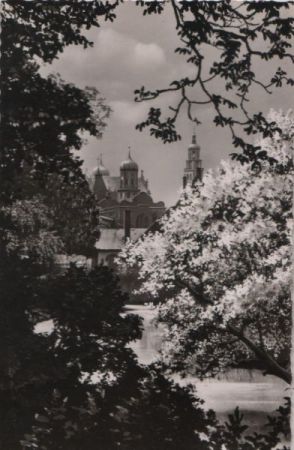 Augsburg - Rauthaus und Perlach - ca. 1960 Augsburg - Rauthaus und Perlach - ca. 1960