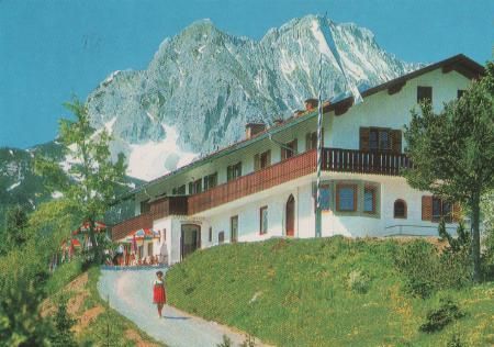Mittenwald - Berggaststätte St. Anton - 1992 Mittenwald - Berggaststätte St. Anton - 1992