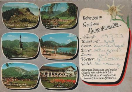 Ruhpolding - u.a. Kurhaus - 1973 Ruhpolding - u.a. Kurhaus - 1973