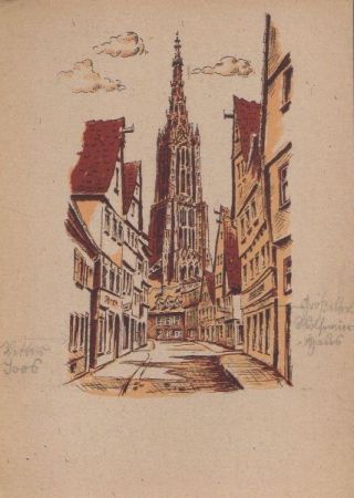 Ulm - Walfischgasse - ca. 1950 Ulm - Walfischgasse - ca. 1950