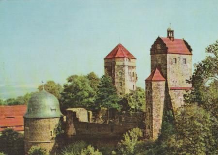 Burg Stolpen - Nordansicht - ca. 1965 Burg Stolpen - Nordansicht - ca. 1965