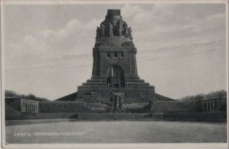 Leipzig - Völkerschlachtdenkmal - 1936 Leipzig - Völkerschlachtdenkmal - 1936