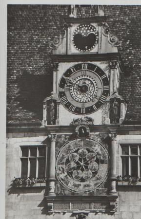 Heilbronn - Rathausuhr - ca. 1955 Heilbronn - Rathausuhr - ca. 1955