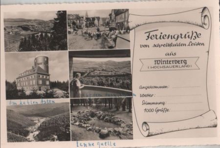 Winterberg - mit 6 Bildern - ca. 1955 Winterberg - mit 6 Bildern - ca. 1955