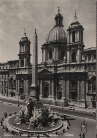 Italien - Rom - Roma - Fontana Piazza Navona - ca. 1965 Italien - Rom - Roma - Fontana Piazza Navona - ca. 1965