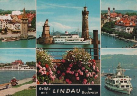 Lindau - 5 Teilbilder - 1968 Lindau - 5 Teilbilder - 1968