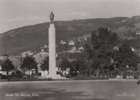 Norwegen - Bergen - Chr. Michelsen Statue - ca. 1960 Norwegen - Bergen - Chr. Michelsen Statue - ca. 1960