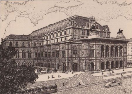 Österreich - Wien - Oper - 1955 Österreich - Wien - Oper - 1955