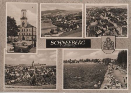 Schneeberg - u.a. Teilansicht - 1967 Schneeberg - u.a. Teilansicht - 1967