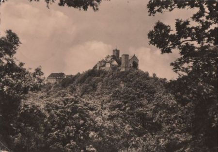 Eisenach - Wartburg mit Hotel - 1963 Eisenach - Wartburg mit Hotel - 1963