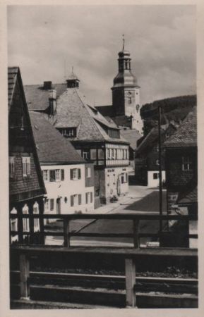 Geising - Blick zur Kirche Geising - Blick zur Kirche