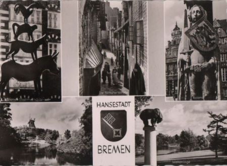 Bremen - u.a. Brmer Stadtmusikanten - ca. 1965 Bremen - u.a. Brmer Stadtmusikanten - ca. 1965