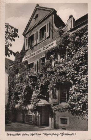 Meersburg - Weinstube zum Becher - 1954 Meersburg - Weinstube zum Becher - 1954