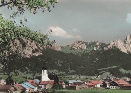Österreich - Tannheim Tirol mit Gimpel - ca. 1965 Österreich - Tannheim Tirol mit Gimpel - ca. 1965
