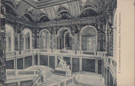 Österreich - Wien - Stiegenhaus, Kunsthistorisches Museum - ca. 1935 Österreich - Wien - Stiegenhaus, Kunsthistorisches Museum - ca. 1935