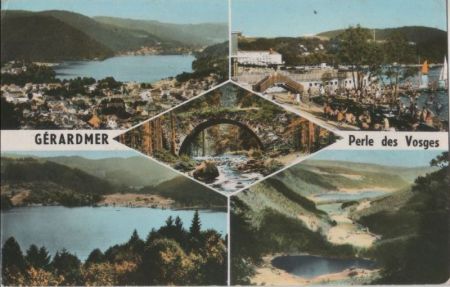 Frankreich - Gerardmer - 5 Teilbilder - 1971 Frankreich - Gerardmer - 5 Teilbilder - 1971