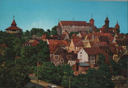 Nürnberg - Blick auf die Burg - 1972 Nürnberg - Blick auf die Burg - 1972