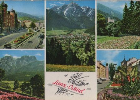 Österreich - Lienz - mit 5 Bildern - ca. 1975 Österreich - Lienz - mit 5 Bildern - ca. 1975
