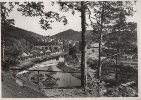 Ziegenrück - Blick von der Brauershöh - 1969 Ziegenrück - Blick von der Brauershöh - 1969