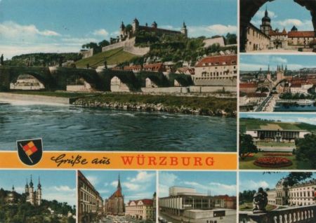 Würzburg - mit 8 Bildern - 1976 Würzburg - mit 8 Bildern - 1976