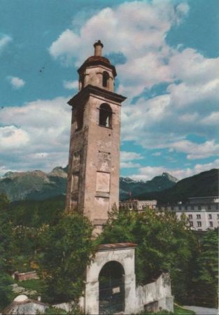 Schweiz - St. Moritz - Schiefer Turm - ca. 1985 Schweiz - St. Moritz - Schiefer Turm - ca. 1985