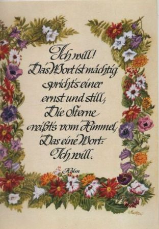 Sinnspruch Halm Sonderstempel Sinnspruch Halm Sonderstempel