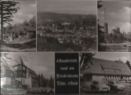 Friedrichroda - Wanderziele, u.a. Großer Inselsberg - 1976 Friedrichroda - Wanderziele, u.a. Großer Inselsberg - 1976