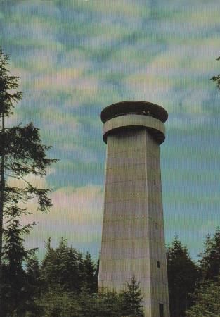 Ludwigsstadt - Lauenstein - Aussichtsturm Thüringer Warte - ca. 1975 Ludwigsstadt - Lauenstein - Aussichtsturm Thüringer Warte - ca. 1975
