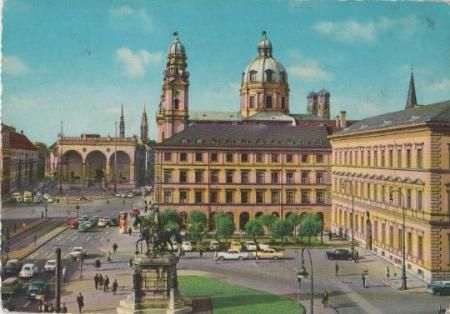 München - Odeonsplatz - ca. 1975 München - Odeonsplatz - ca. 1975