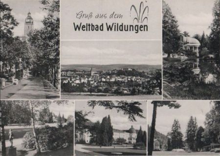 Bad Wildungen - mit 6 Bildern - ca. 1965 Bad Wildungen - mit 6 Bildern - ca. 1965