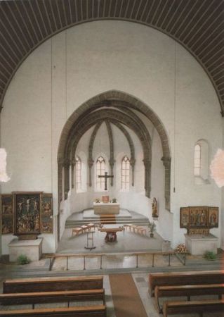 Nürnberg - St. Klarakirche, Innenraum - ca. 1985 Nürnberg - St. Klarakirche, Innenraum - ca. 1985